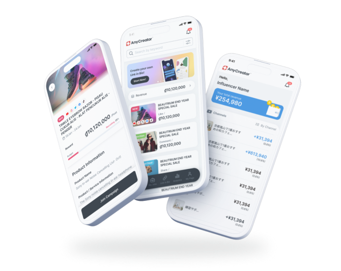 AnyCreator Dashboard